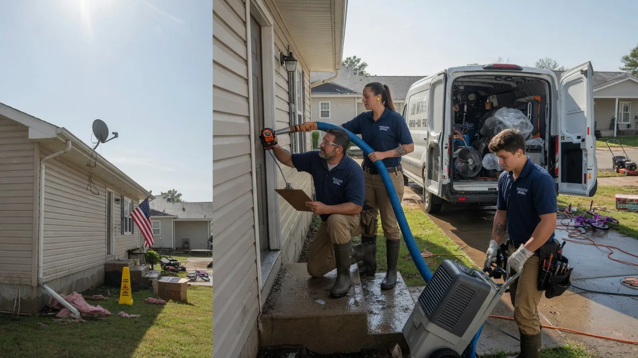 Ceiling Water Damage Restoration in Westpoint, IN near me